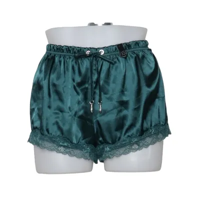 Pyjamashorts (Groen) van Censored Elastaan, Polyamide, Polyester