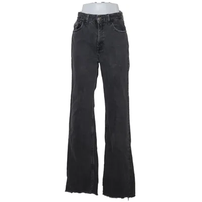 Spijkerbroek (Tall model rechte pijpen en high waist) van Pull & Bear Katoen