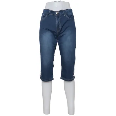 Three-quarter pants (Blue) from OSIKA Cotton, Elastane, Polyester