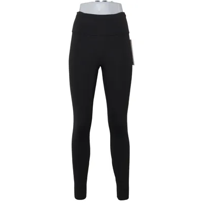 Sportleggings (Schwarz) von Lululemon Elasthan, Polyamid, Recyceltes Polyester