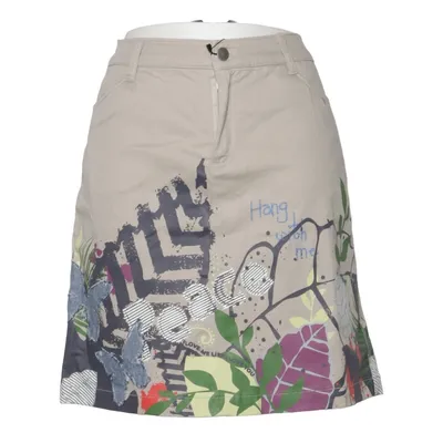 Rok (Beige, Meerkleurig) van Early 20 Katoen, Elastaan