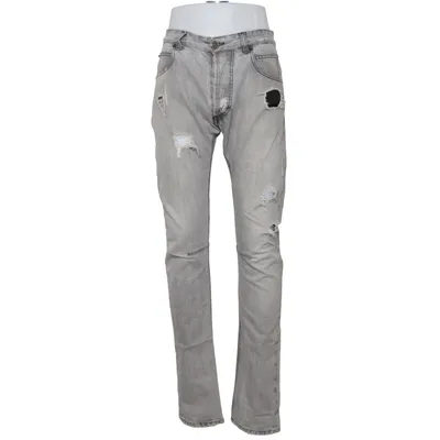 Jeans (Gray) from Pierre Balmain Cotton, Polyester