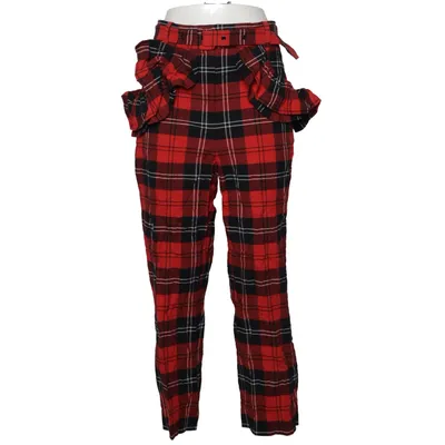 Broek (Rood, Meerkleurig) van Simone Rocha x H&M Katoen, Elastaan