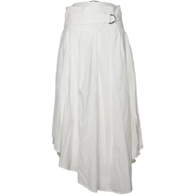 Maxi skirt (White) from Brunello Cucinelli Cotton
