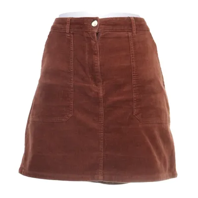 Kjol (Brun) från Dorothy Perkins Bomull, Elastan