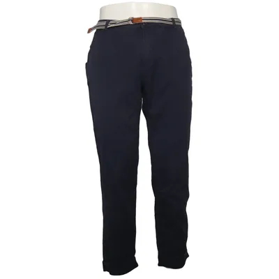 Chinos (Blue) from ESPRIT Organic Cotton, Elastane