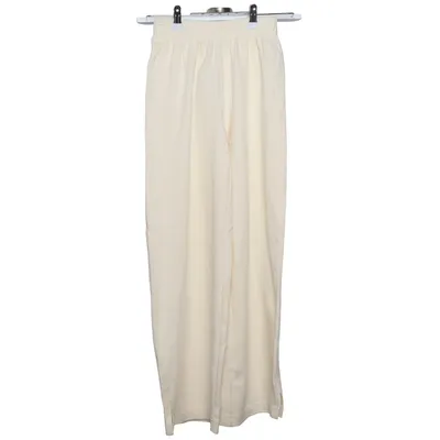 Palazzo pants (Beige) from Zara Cotton, Polyester