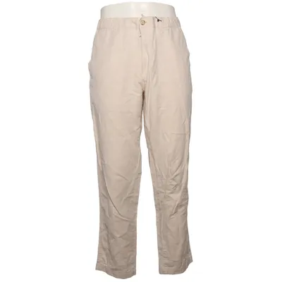 Chino (Beige) de Uniqlo Coton, Élasthane, Lin, Polyester