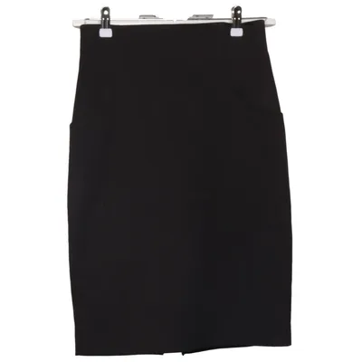 Skirt (Black) from Mango Moments Acetate, Cotton, Elastane, Polyester
