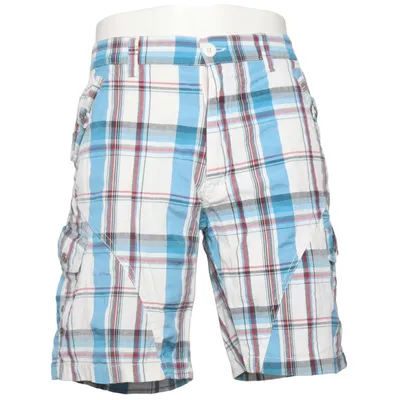 Cargoshorts (Blå, Hvid, Flerfarvet) fra Hugo Samuel Bomuld