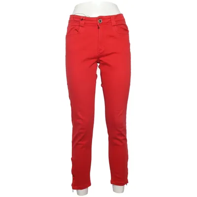 Jeans (Red) from Para Mi Cotton, Elastane, Polyester
