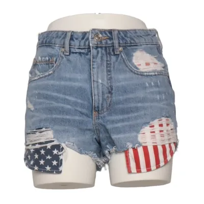 Denim shorts (Blue, Multicolored) from Garage Cotton
