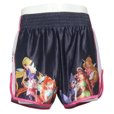 Shorts (Blå, Flerfarvet) fra Romwe Polyester