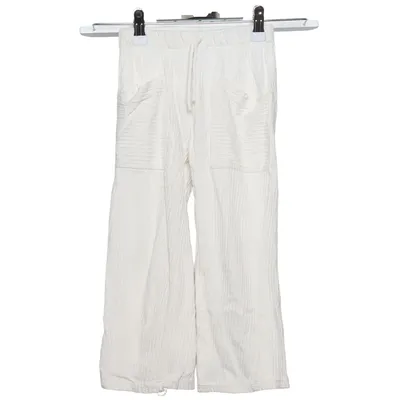 Palazzo pants (White) from Zara Cotton