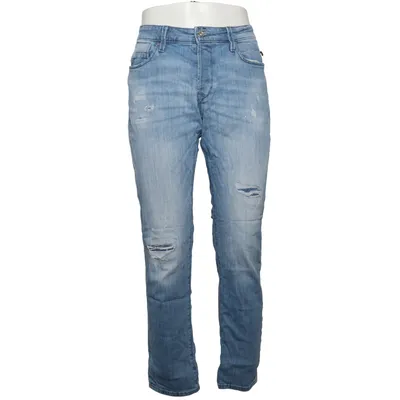 Jeans (Blå) fra Jack & Jones Jeans Intelligence Elastan, Genanvendt bomuld