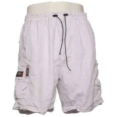 Shorts cargo (Blanc) de Pacific Coton, Polyester