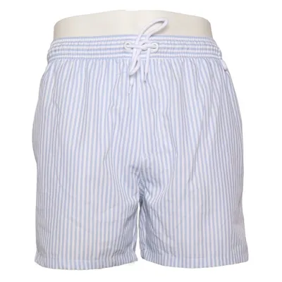 Zwemshort (Blauw, Wit) van Manfinity Elastaan, Polyester