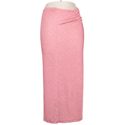 Långkjol (Rosa, Vit) från Melissa Bentsen x NA-KD Elastan, Polyester