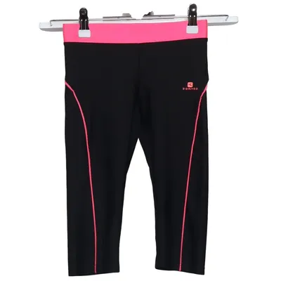 Collants de sport (Noir, Rose) de Domyos Élasthane, Polyester