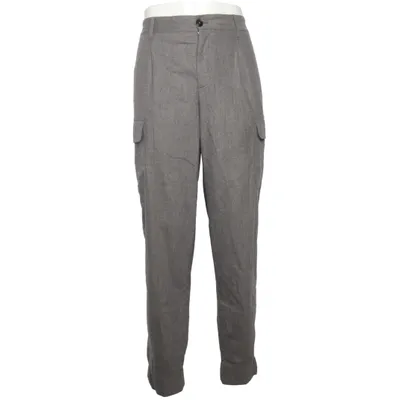 Cargo pants (Gray) from Cortigiani Cashmere, Elastane, Polyamide, Wool