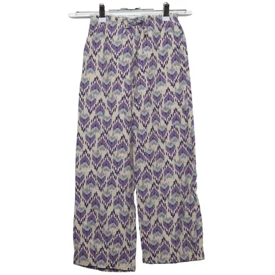 Palazzo pants (Purple, Multicolored) from Zara