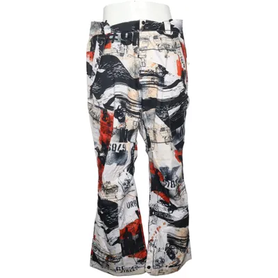 Pantalon de neige (Blanc, Multicolore) de Ride Polyamide, Polyester
