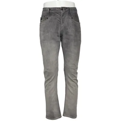 Jeans (Grå) från Denham Bomull, Elastan