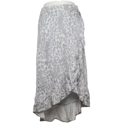 Wrap skirt (Gray, White) from ALIX Viscose