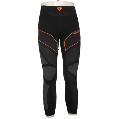 Pantalon thermique (Noir, Orange) de Vanucci Élasthane, Polyamide, Polyester
