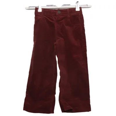 Corduroy broek (Rood) van Zara Katoen, Elastaan