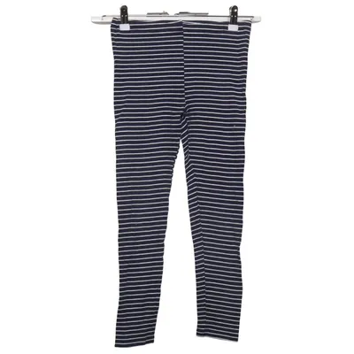Leggings (Blue, White) from Uniqlo Kids Cotton, Elastane