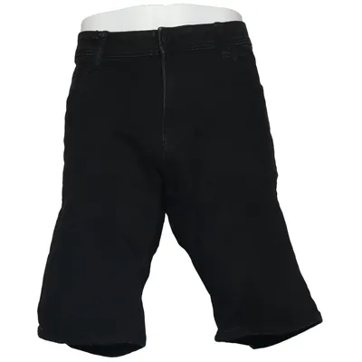 Jeansshorts (Svart) från Smog Bomull, Elastan, Polyester, Viskos