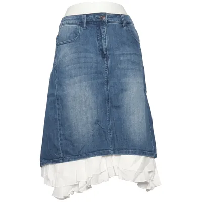 Denim skirt (Blue) from Linea Tesini Cotton, Elastane