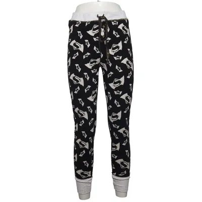 Pyjamasbukser (Sort, Hvid) fra Superman Bomuld, Elastan, Polyester