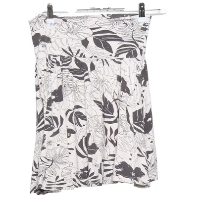 Nederdel (Sort, Hvid) fra H&M Young Elastan, Viscose