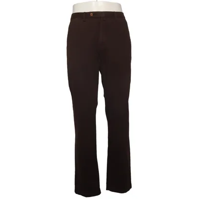 Chinos (Brown) from Sanderson Cotton, Elastane