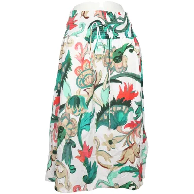 Skirt (White, Multicolored) from Thought
