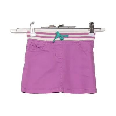 Skirt (Purple, White) from Mini Boden Cotton, Elastane, Polyester