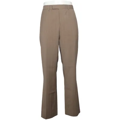 Kostuumbroek (Beige) van Benvenuto. Viscose, Wol