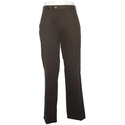 Chinos (Brown) from Werther Cotton, Elastane