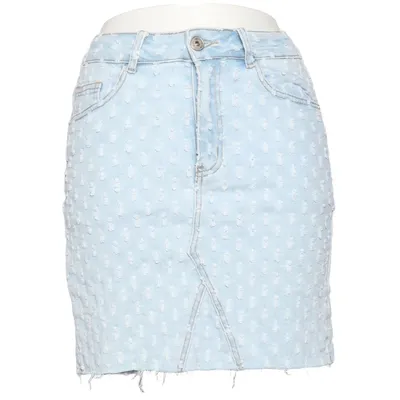 Denim skirt (Blue) from Hello Miss Cotton, Elastane, Polyester