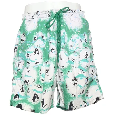 Swim shorts (White, Green, Multicolored) from Vilebrequin Cotton, Polyamide, Polyester