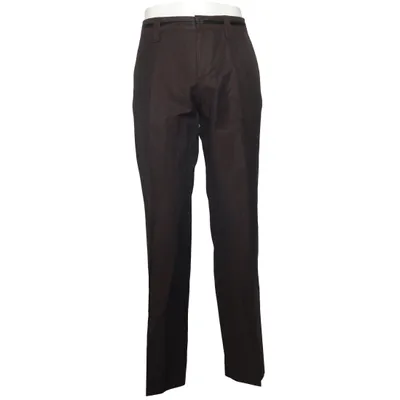 Suit pants (Brown) from Zara Man Cotton, Polyester