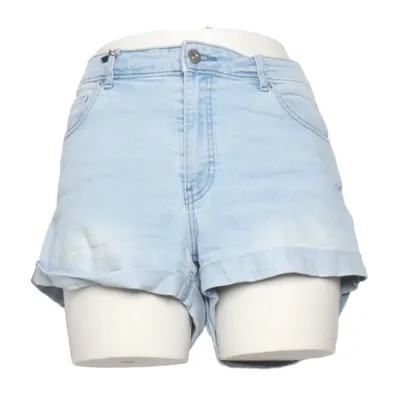 Short en jean (Bleu) de H&M Coton, Élasthane, Polyester, Viscose