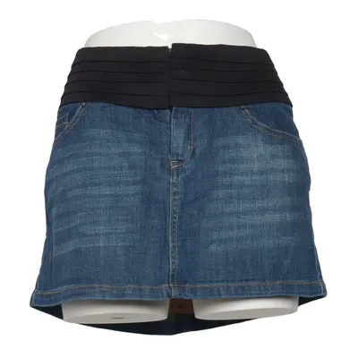 Mammakjol (Blå) från Mango Jeans Bomull, Elastan