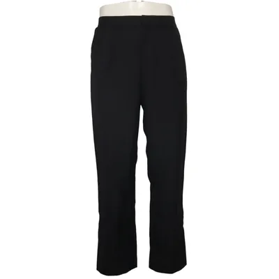 Suit pants (Black) from Loom Cotton, Polyester, Wool