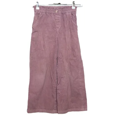 Corduroy pants (Purple) from Mango Cotton, Polyester
