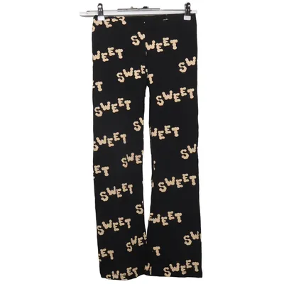 Mjukisbyxor (Svart) från Carlijnq Elastan, Ekologisk bomull