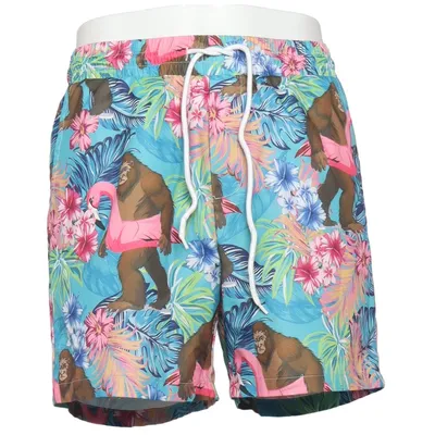 Shorts de bain (Bleu, Rose, Multicolore) de Manfinity Polyester