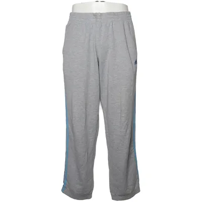 Sweatpants (Gray, Blue) from Adidas Cotton, Polyester